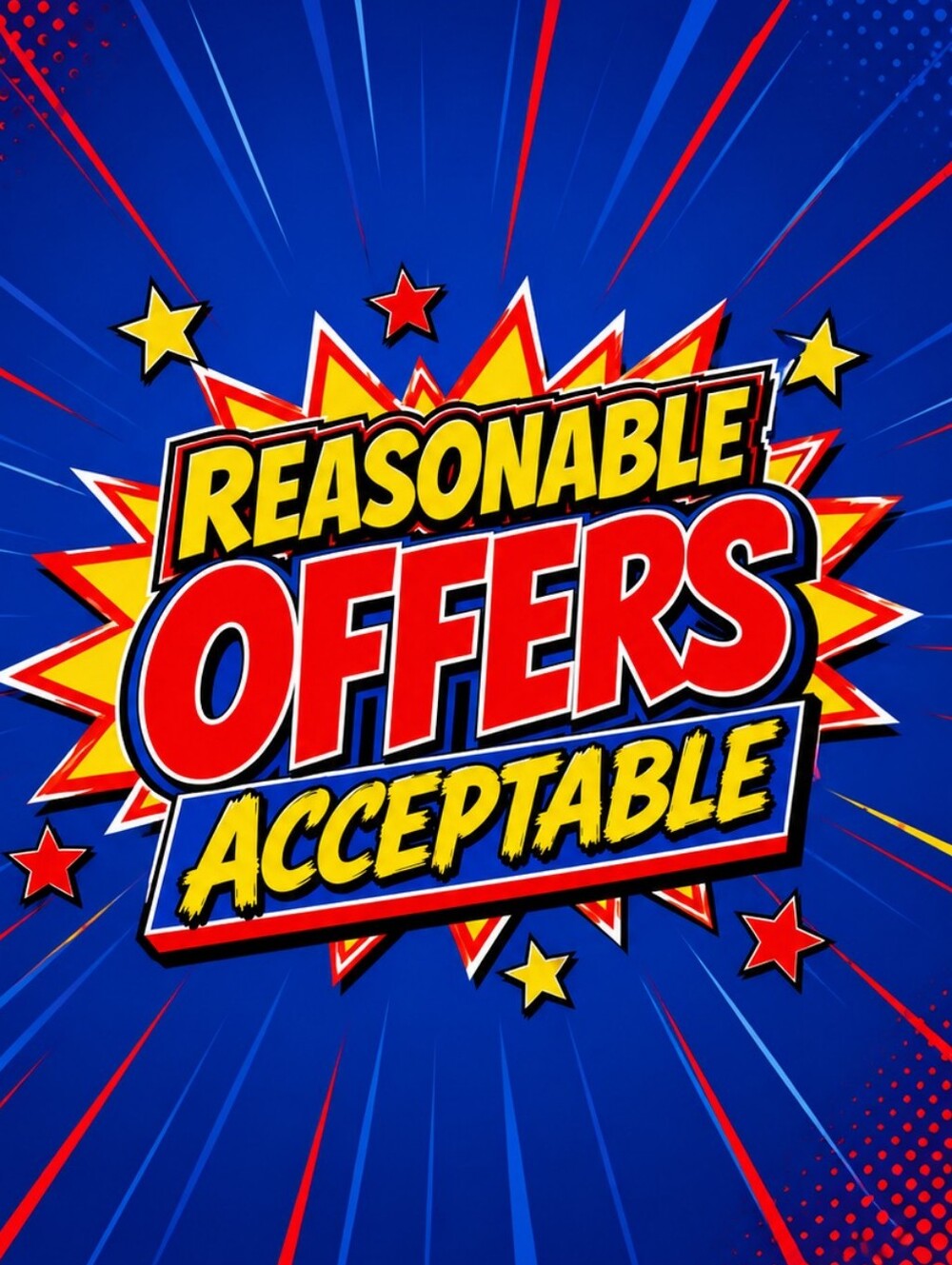 Advertising Reasonable Offers Acceptable